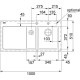 Кухонная мойка Fraceram Franke Mythos MTK 651-100 миндаль 124.0335.871