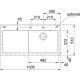 Кухонная мойка Fraceram Franke Mythos MTK 611-100 оникс 124.0335.863