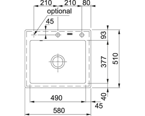 Кухонная мойка Fraceram Franke Mythos MTK 610-58 жемчужно-серый 124.0380.249