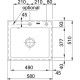 Кухонная мойка Fraceram Franke Mythos MTK 610-58 жемчужно-серый 124.0380.249