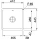 Кухонная мойка Fraceram Franke Kubus KBK 110-40 графит 126.0335.879