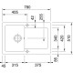 Кухонная мойка Franke Maris MRK 611-78 миндаль 124.0381.402