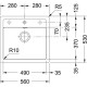 Кухонная мойка Tectonite Franke Sirius SID 610 серый 114.0571.487