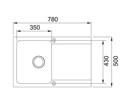 Кухонная мойка Tectonite Franke Orion OID 611-78 сахара 114.0443.361