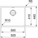 Кухонная мойка Tectonite Franke Sirius SID 110-50 серый 144.0603.820