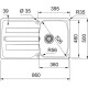 Кухонная мойка Fragranit Franke Antea AZG 611-86 сахара 114.0489.272