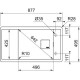 Кухонная мойка Fragranit Franke Fresno FSG 611 оникс 114.0593.108