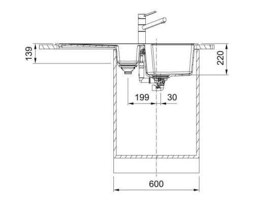 Кухонная мойка Fragranit Franke Urban UBG 651-100 сахара 114.0595.369