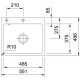 Кухонная мойка Fraceram Franke Mythos MTK 210-58 оникс 129.0382.486