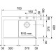 Кухонная мойка Fraceram Franke Mythos MTK 211-78 графит 129.0433.460