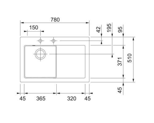 Кухонная мойка Fraceram Franke Mythos MTK 611-78 белый 124.0433.442