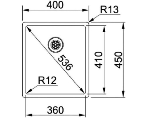 Кухонная мойка Franke Box BXX 210-36 нержавеющая сталь 127.0678.818