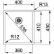 Кухонная мойка Franke Box BXX 210-36 нержавеющая сталь 127.0678.818