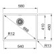 Кухонная мойка Franke Box BXX 210/110-54 полированная сталь 127.0453.660