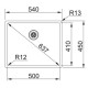 Кухонная мойка Franke Box BXX 210/110-50 полированная сталь 127.0453.656