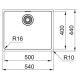 Кухонная мойка Franke Maris MRX 110-50 полированная сталь 122.0543.996