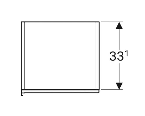 Шкафчик высокий Geberit Acanto 38x173 500.619.01.2