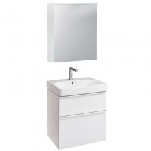 Комплект мебели белый глянец 60 см Geberit Smyle Square 529.352.00.6