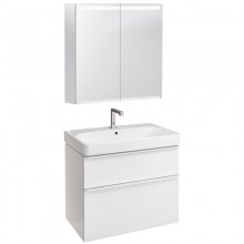 Комплект мебели белый глянец 74,7 см Geberit Smyle Square 529.353.00.7