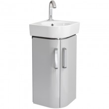 Тумба светло-серый глянец/светло-серый матовый 30x30 см Geberit Renova Compact 862133000