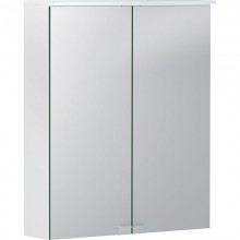 Зеркальный шкаф 56x7,7 см белый матовый Geberit Option Basic 500.258.00.1