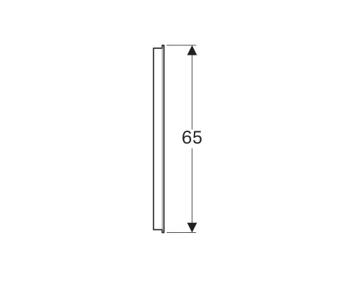 Зеркало Geberit Option 80x65 500.588.00.1 с подсветкой