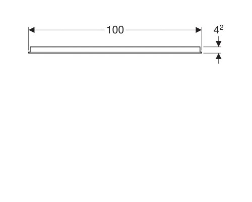 Зеркало 100x65 см Geberit Option Basic 500.584.00.1