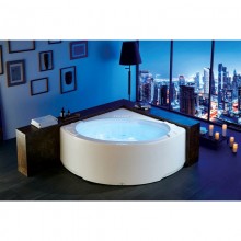 Акриловая гидромассажная ванна 155x155 см Gemy G9252