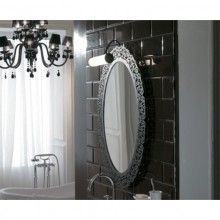 Зеркало 71 см античный металл Globo Paestum PASR38met.antico