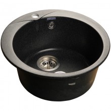 Кухонная мойка черный GranFest Rondo GF-R480