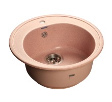 Кухонная мойка розовый GranFest Rondo GF-R510