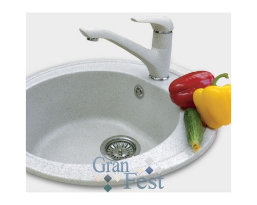 Кухонная мойка серый GranFest Rondo GF-R510