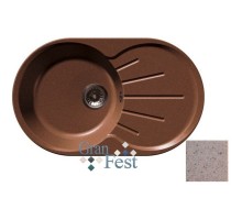 Кухонная мойка розовый GranFest Rondo GF-R750L