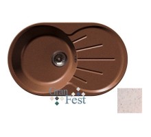 Кухонная мойка светло-розовый GranFest Rondo GF-R750L