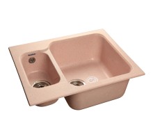 Кухонная мойка светло-розовый GranFest Standart GF-S615K