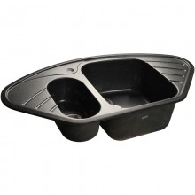 Кухонная мойка черный GranFest Corner GF-C960E