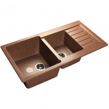 Кухонная мойка терракот GranFest Practic GF-P980KL