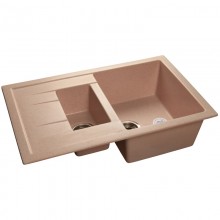 Кухонная мойка светло-розовый GranFest Quadro GF-Q775KL