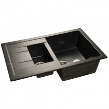 Кухонная мойка черный GranFest Quadro GF-Q775KL