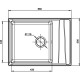 Кухонная мойка GranFest черный Level GF-LV-660L
