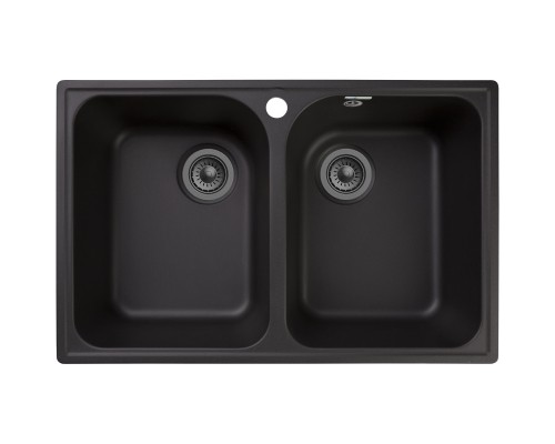 Кухонная мойка GranFest Quarz черный GF-Z15