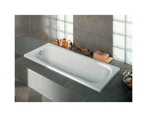 Чугунная ванна 170x70 см с противоскользящим покрытием Roca Continental 21291100R