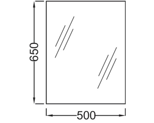 Зеркало без подсветки Jacob Delafon Odeon Up EB1081-NF