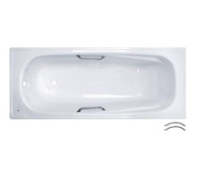 Стальная ванна 150x70 см отверстиями для ручек BLB Universal HG B50H handles