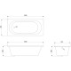 Чугунная ванна 150x70 см без ручек Timo Standard 3V H0000018