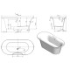 Ванна из литого мрамора 174x80 см Astra-Form Монако 01010030