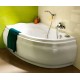 Акриловая ванна 160x95 см L Cersanit Joanna WA-JOANNA*160-L