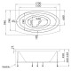 Акриловая ванна 170x94 см Marka One Nega 01нег1795
