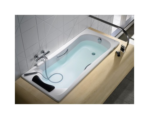 Акриловая ванна 180x80 см с отверстиями для ручек Roca BeCool ZRU9302782