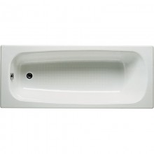 Чугунная ванна 160x70 см с противоскользящим покрытием Roca Continental 21291200R